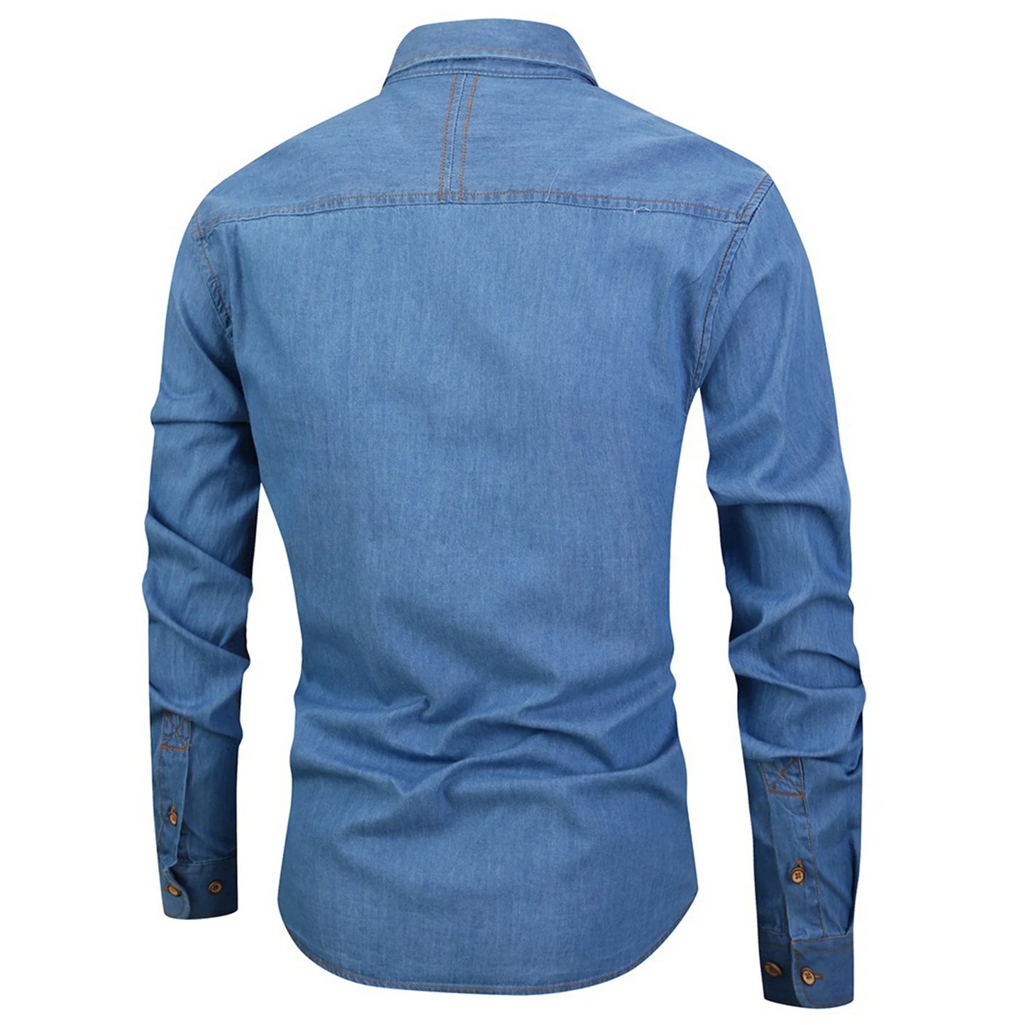 Chemise en jean manches longues - Boutique ÉclatsChic