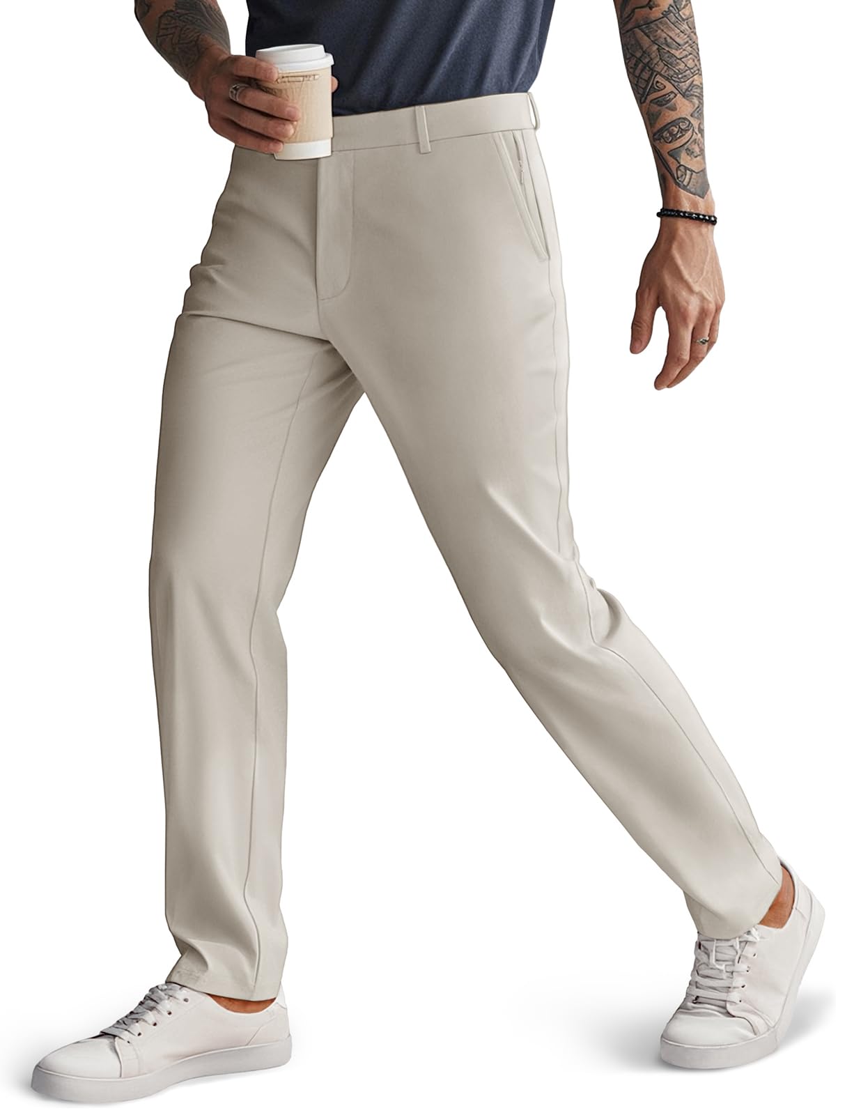Pantalon poches zippées PJ PAUL JONES - Boutique ÉclatsChic