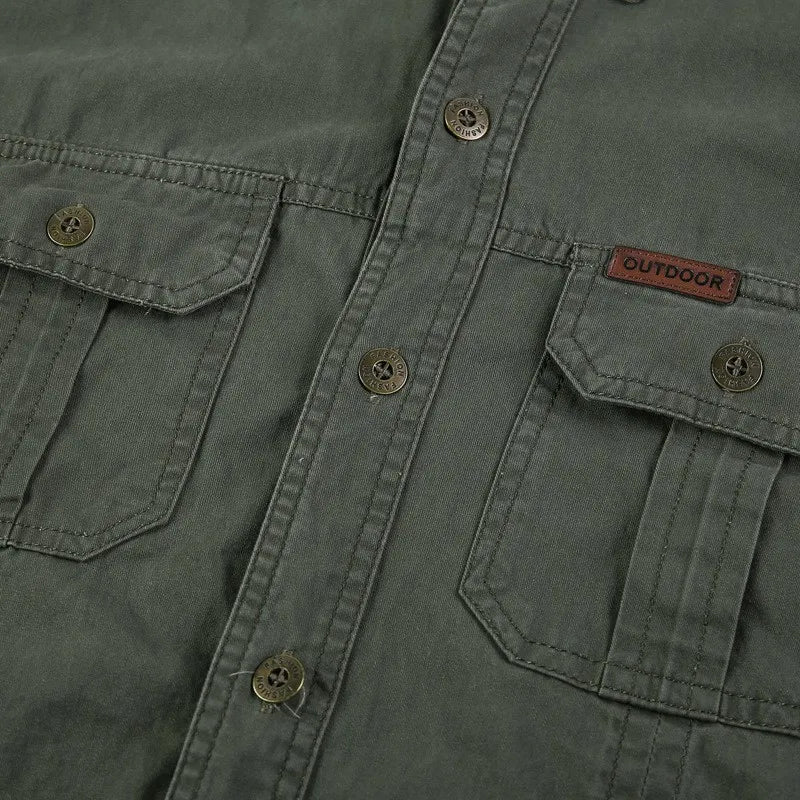 Chemise cargo printemps automne - Boutique ÉclatsChic