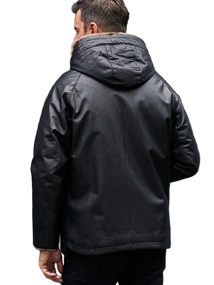 Manteau fourrure cuir Denny&Dora - Boutique ÉclatsChic